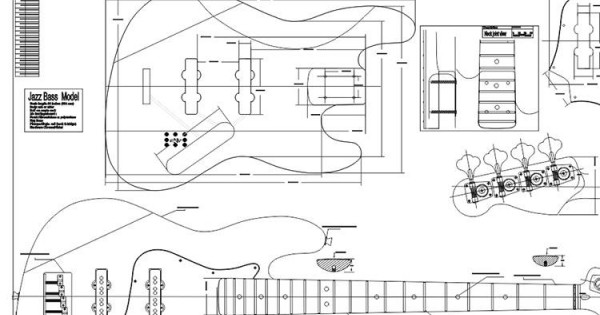 Guitar And Bass Plans Jazz Bass